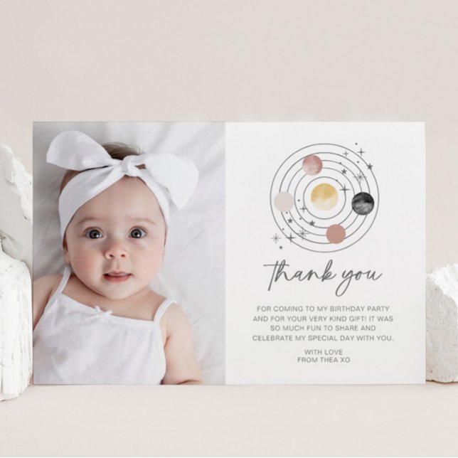 Convite Primeira Viagem Ao Redor Do Sol Obrigado (Criador carregado)