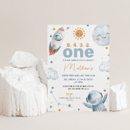 Convite Primeira viagem do espaço solar em torno do primei