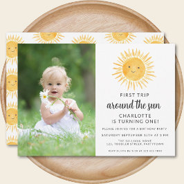 Convite Primeira Viagem Em Torno Da Festa de aniversário D