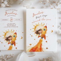 Primeira viagem em torno da Sun Birthday Cosmic Ad