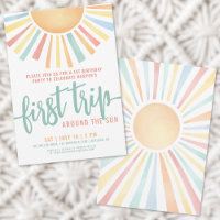 Primeira viagem em torno do primeiro aniversario d