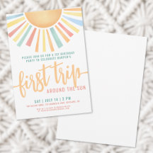 Primeira viagem em torno do primeiro aniversario d