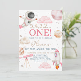 Convite Primeira viagem em torno do primeiro aniversario e