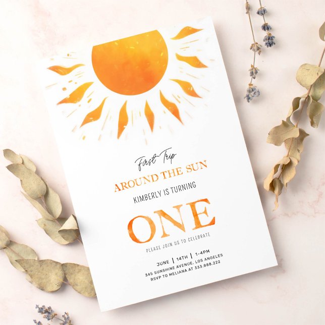 Convite Primeira viagem em torno do primeiro aniversario S (Criador carregado)