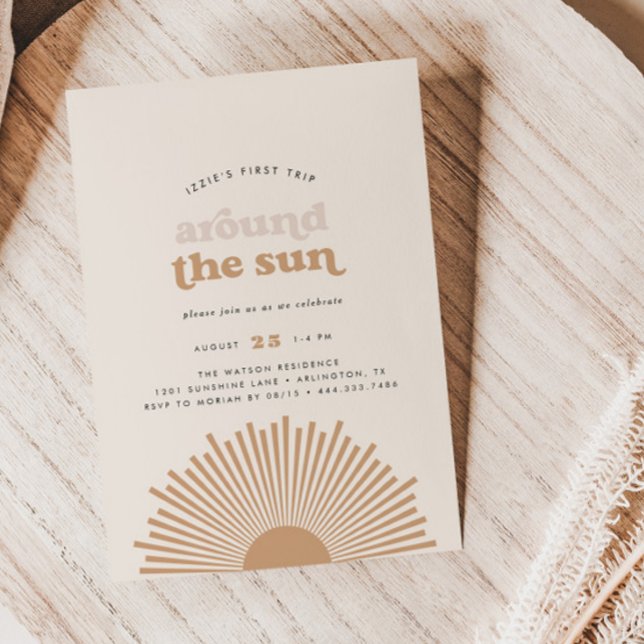 Convite Primeira viagem em torno do primeiro aniversario S (Criador carregado)