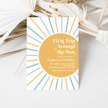 Primeira Viagem em Torno do Sol Boho Sunshine aniv