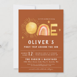 Convite Primeira Viagem Em Torno Do Sol | Parte primeiro a