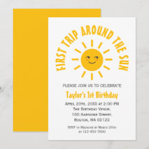 Primeira Viagem Em Torno Do Sol primeiro aniversar