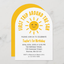 Primeira Viagem Em Torno Do Sol primeiro aniversar