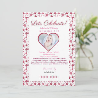 Convite primeiro aniversario