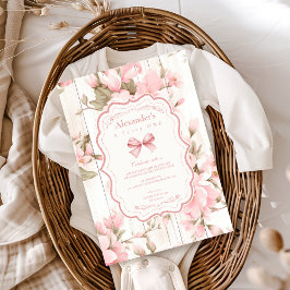 Convite primeiro aniversario arco Floral UM Rico