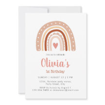 Primeiro aniversario Arco-Íris de Tonalidade Terre