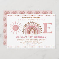 Primeiro aniversario Castanho-Cor-de-Rosa Castanho