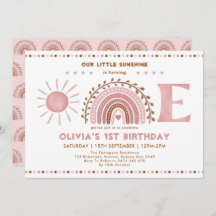 Primeiro aniversario Castanho-Cor-de-Rosa Castanho