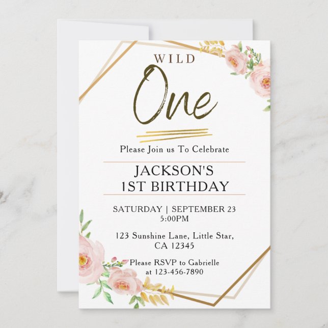 Convite primeiro aniversario convida crianças capricho sel (Frente)