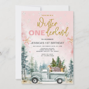 Convite Primeiro aniversario da Floresta de Onederland, Pi