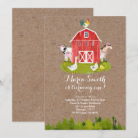 Primeiro aniversario da menina de fazenda