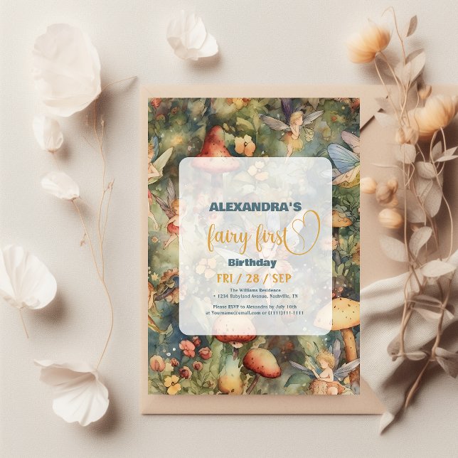 Convite Primeiro aniversario da Primeira Rapariga (Criador carregado)