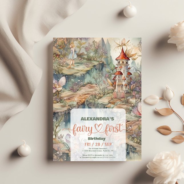 Convite Primeiro aniversario da Primeira Rapariga (Criador carregado)