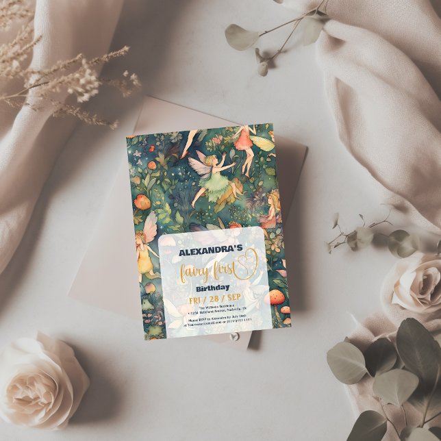 Convite Primeiro aniversario da Primeira Rapariga (Criador carregado)