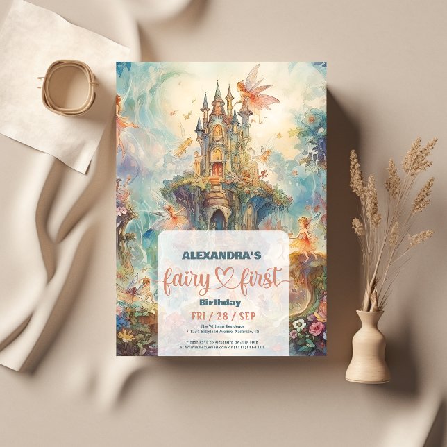 Convite Primeiro aniversario da Primeira Rapariga (Criador carregado)