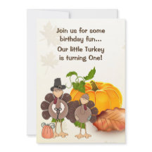 Primeiro aniversario de Ação de Graças para a Turq