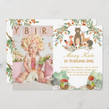 Primeiro aniversario De Animais Da Floresta