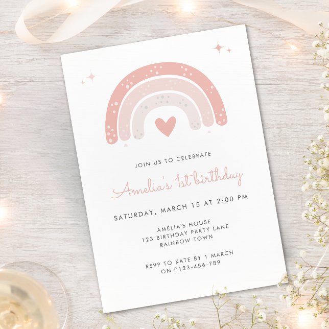 Convite Primeiro aniversario de Aquarela Cotovelada (Criador carregado)