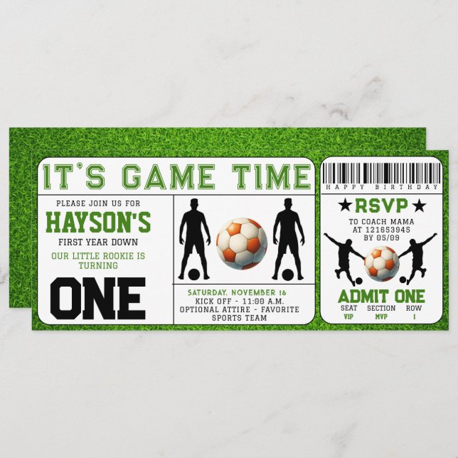 Convite primeiro aniversario de Bilhete para Baixo no Prim (Frente/Verso)