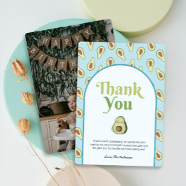 Convite Primeiro aniversario de Foto Maravilhoso Avocado -