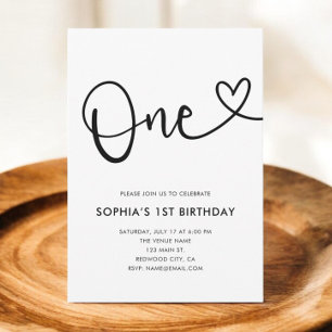 Convite Primeiro aniversario de Fotografia de Script de Co