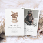 Convite Primeiro aniversario de Fotografia de Urso Moderno<br><div class="desc">Convite para primeiro aniversario de Fotografias de Urso Moderno Bonito</div>