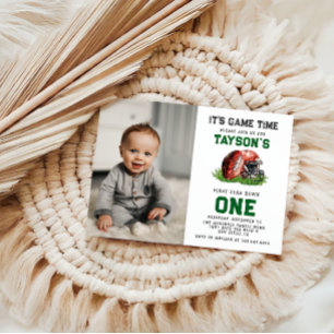 Convite Primeiro aniversario De Futebol No Primeiro Ano