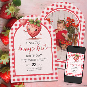 Convite Primeiro aniversario de Garotas Personalizadas em