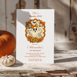 Convite Primeiro aniversario de Halloween de Sunflower Lac