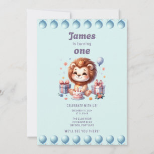 Convite Primeiro Aniversário de James