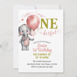 Convite Primeiro aniversario de Menina Maravilhosa do Balã