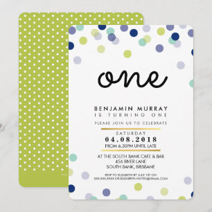 Convite primeiro aniversario de na moda INVITE ponto brilh