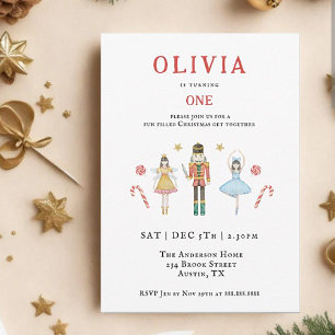 Convite Primeiro aniversario de Natal do Noturcracker de A