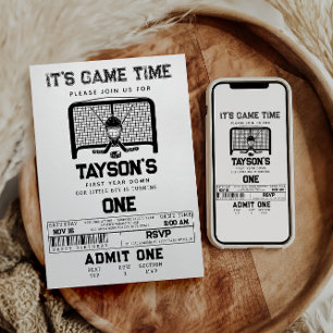 Convite primeiro aniversario de outono do primeiro ano de 