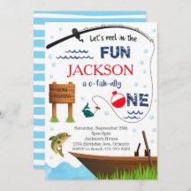 Primeiro aniversario De Pesca O-Fish-Ally Um Convi