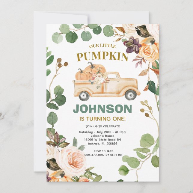 Convite Primeiro aniversario de queda do Partido dos Camin (Frente)