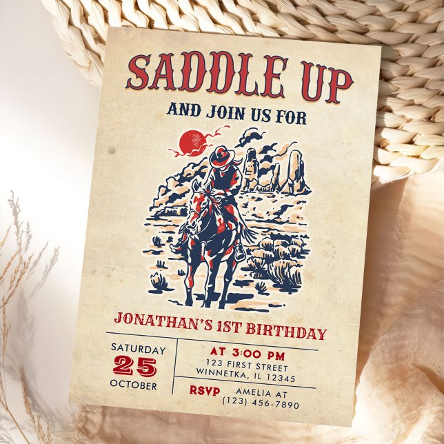 Convite Primeiro aniversario de Rodeio do Deserto de Vinta (Criador carregado)