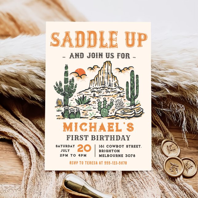 Convite Primeiro aniversario de Rodeio do Deserto de Vinta (Criador carregado)