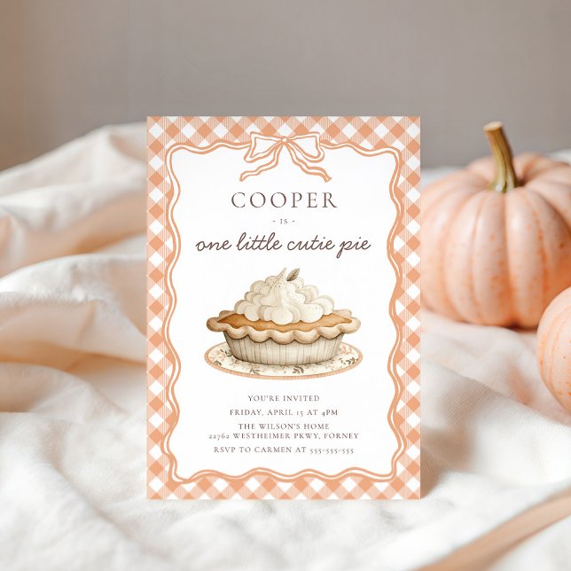 Convite Primeiro aniversario de torta de Arco coquete (Criador carregado)