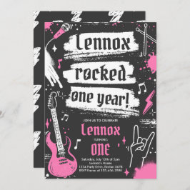 Convite Primeiro aniversario de um ano do Rock and Roll Pa