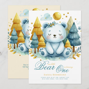 Convite Primeiro aniversario de Urso Selvagem (ou EDIT AGE
