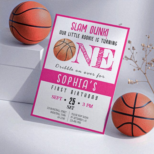 Convite Primeiro aniversario de Watercolor Rookie Basball  (Criador carregado)