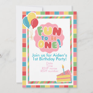Convite Primeiro Aniversário Divertido Para Ser Um Bebê Co