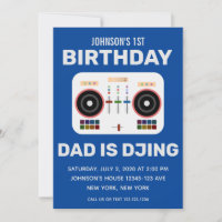 primeiro aniversario DJ Dance Party Blue